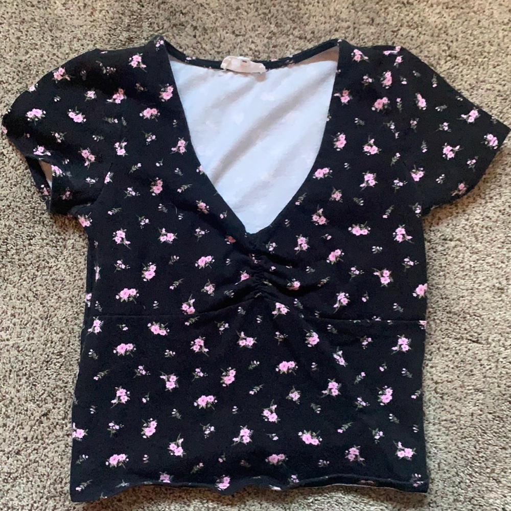 Black t-shirt. Small, from Tilly’s